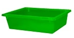 A PLUS 13 LTR STACKING NESTING CRATE, GREEN