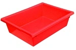 A PLUS 13 LTR STACKING NESTING CRATE, RED