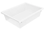 A PLUS 13 LTR STACKING NESTING CRATE, WHITE