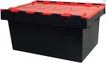 SECURITY CRATE 68 LITRE BLACK / RED LID