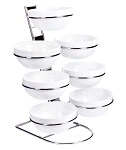 APS CASCADE BOWL STAND INCL 7 x 230ml BOWLS