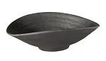 APS ZEN MELAMINE OVAL BOWL 110x100x30mm BLACK