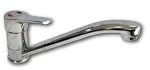 ACQUA LINE DECK MOUNT FLICK MIXER 200mm SWING SPOUT