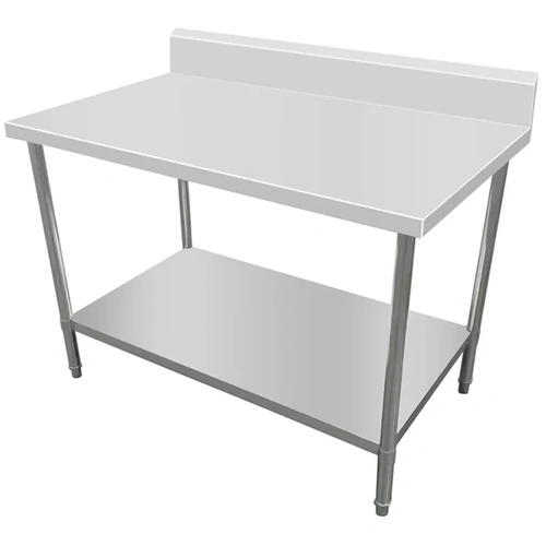 AWS-0660 Stainless Steel Work Bench with Splashback 600W x 600D x 900H mm