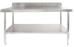 KK S/ST WORKBENCH W/ 150mmH SPLASHBACK 2400mmW