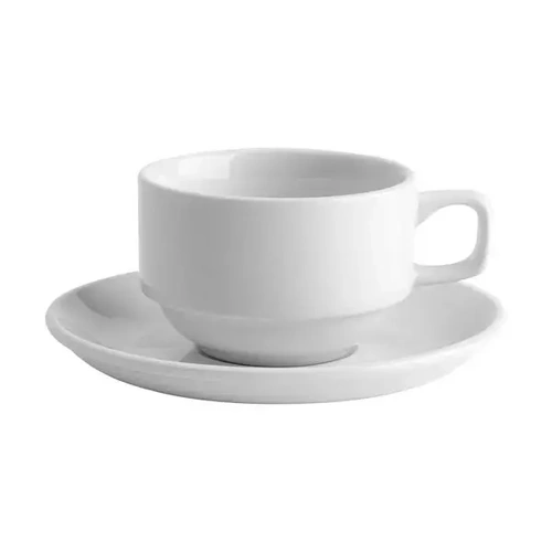 AFC BISTRO STACKABLE TEA CUP 90mmD x 60mmH 220ml