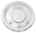 ALADDIN DISPOSABLE MUG &amp; BOWL LID CLEAR 2000/PKT 