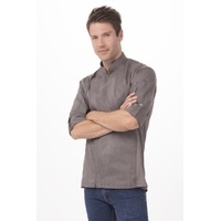 CHEF WORKS MENS HARTFORD GRAPHITE ZIPPER JACKET