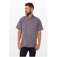 CHEF WORKS MENS SPRINGFIELD PURPLE ZIPPER JACKET