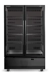 SKOPE 2 DOOR UPRIGHT DRINKS FRIDGE 1079 LITRE BLACK