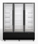 SKOPE 3 DOOR UPRIGHT DRINKS FRIDGE 1433 LITRE BLACK