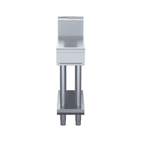 WALDORF S/ST INFILL BENCH 300mm ON LEG STAND