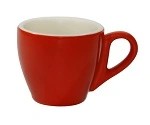 BREW ESPRESSO CUP 90ml CHILLI / WHITE