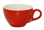 BREW LATTE CUP 280ml CHILLI / WHITE