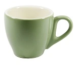 BREW ESPRESSO CUP 90ml SAGE / WHITE