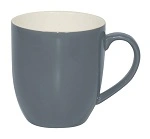BREW MUG 380ml STEEL BLUE / WHITE
