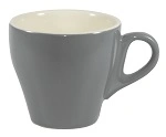 BREW LONG BLACK CUP 220ml FRENCH GREY / WHITE ** DISCONTONUED **