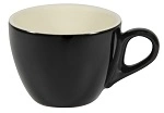 BREW FLAT WHITE CUP 160ml ONYX / WHITE