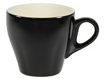 BREW LONG BLACK CUP 220ml ONYX / WHITE