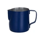 BREW MILK FROTHING JUG POWDER COAT BLUE S/ST 350ml 