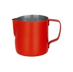 BREW MILK FROTHING JUG POWDER COAT RED S/ST 350ml 