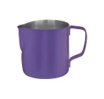 BREW MILK FROTHING JUG POWDER COAT PURPLE S/ST 350ml 