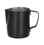 BREW MILK FROTHING JUG POWDER COAT BLACK S/ST 600ml 