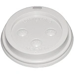 FIESTA LID FOR 340ml &amp; 450ml HOT CUPS (1000 CARTON) WHITE