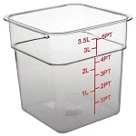 VOGUE POLYCARB. SQUARE STORAGE CONTAINER 3.5LTR