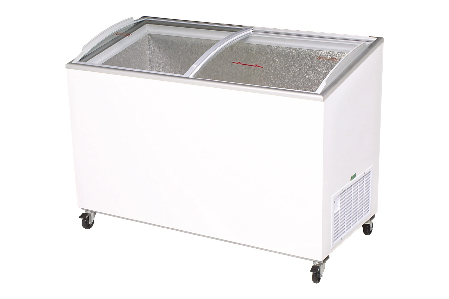 BROMIC CHEST FREEZER W/ ANGLED GLASS TOP 352 LITRE