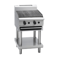 WALDORF 8600 SERIES 600mm GAS CHARGRILL W/ LEG STAND