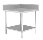 KK CORNER WORKBENCH W/ 110mm SPLASHBACK 700mmD