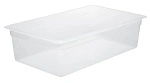CHEF INOX GN CONTAINER POLYPROP CLEAR 1/1 SIZE 100mm
