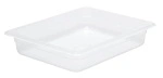 CHEF INOX GN CONTAINER POLYPROP CLEAR 1/2 SIZE 65mm