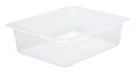 CHEF INOX GN CONTAINER POLYPROP CLEAR 1/2 SIZE 100mm