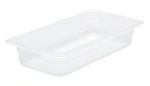 CHEF INOX GN CONTAINER POLYPROP CLEAR 1/3 SIZE 65mm