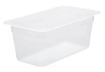 CHEF INOX GN CONTAINER POLYPROP CLEAR 1/3 SIZE 100mm