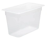 CHEF INOX GN CONTAINER POLYPROP CLEAR 1/3 SIZE 200mm