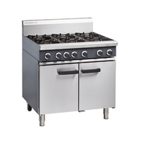 COBRA 6 BURNER GAS RANGE WITH STATIC OVEN