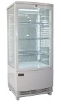 EXQUISITE 4 SIDED GLASS COUNTER TOP DISPLAY FRIDGE