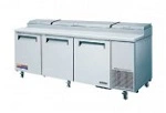 TURBO AIR UNDERCOUNTER 3 DOOR PIZZA PREP FRIDGE 