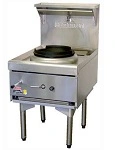 GOLDSTEIN SINGLE HOLE GAS WOK BURNER, FLOOR MODEL