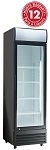 EXQUISITE UPRIGHT DISPLAY FRIDGE 400 LITRE BLACK