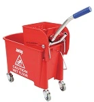 JANTEX KENTUCKY MOP BUCKET RED 20 LITRE