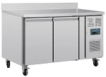 POLAR U SERIES 2 DOOR COUNTER FRIDGE W/ SPLASHBACK