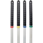 JANTEX MOP HANDLE WITH COLOUR CODED CLIPS 1370mm