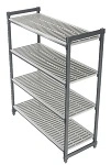 ELEMENTS 4 TIER VENTED SHELVING 1530mmW