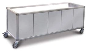 ROBAND S/ST TROLLEY TO SUIT FOOD DISPLAY
