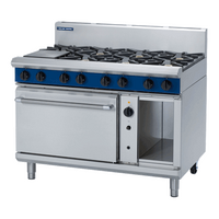 BLUESEAL EIGHT BURNER OVEN RANGE, GAS