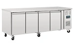 POLAR S/ST 4 DOOR COUNTER REFRIGERATOR 553 LITRE